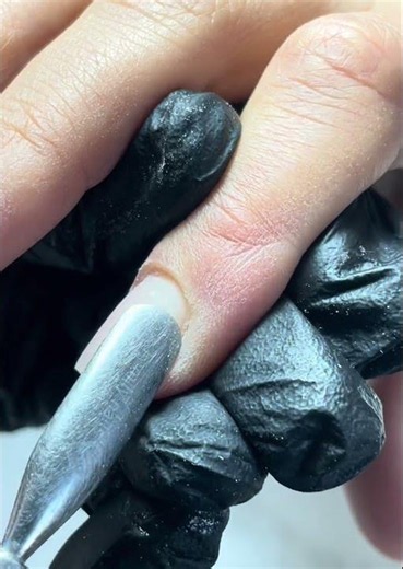 Perfect Russian Manicure + French Gel Polish | Clean Nail Prep Tutorial