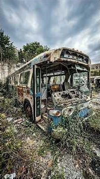 Abandoned City Bus Restoration Timelapse #UrbanRevival #CinematicRestoration