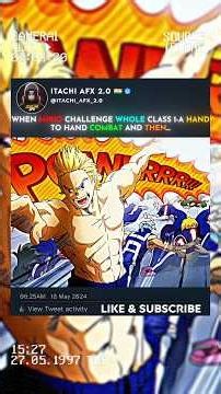 🤯 Mirio Togota Challenge Whole Class 1-A Fight At Once 😱 #animeedit #mha #mhaedit #animeshorts