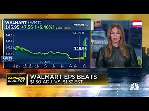 Walmart earnings beat estimates as company makes improvements on inventory