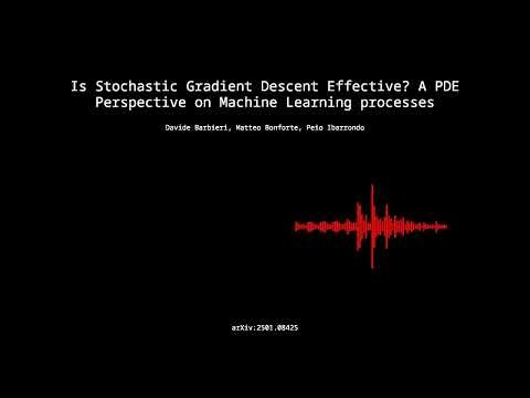 2501.08425 - Is Stochastic Gradient Descent Effective? A PDE Perspective on Machine Learning proc...