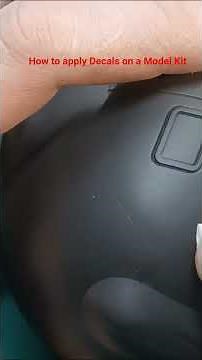 How To: Getting decals on a Model Kit. #scalemodel #navy #submarine #modellbau