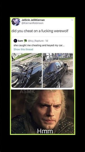 Cheated on a Werewolf?! 🐺 That Car Never Stood a Chance 💀 #viral