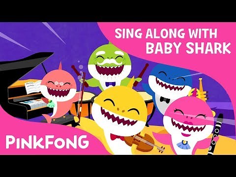 Shark Orchestra Concert | Sing Along with Baby Shark | Pinkfong Songs for Children