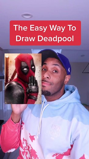 How to draw Deadpool from Marvel studios and Disney. The Deadpool drawing was inspired by Deadpool 3 which features Deadpool Wolverine. But not the Deadpool costume in full or Deadpool action figure. The drawing is apart of my fall art. #art #fallart #drawing #deadpool #tiktoktaughtme