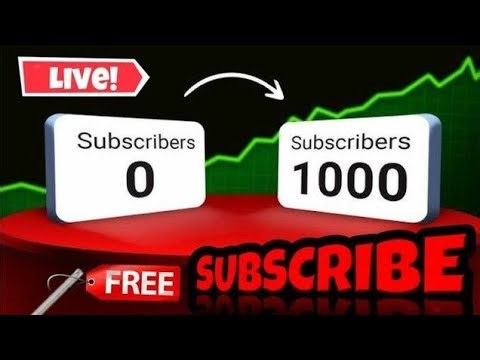 Live YouTube Channel Promotion | 1000 SUBSCRIBERS 1मिनट में #live​