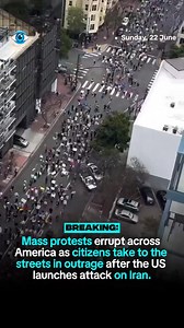 🚨JUST IN: Mass Protests Erupt Across America Over US Attack on Iran Thousands of Americans took to the streets nationwide, chanting “TRUMP MUST GO” and “No War in Our Name” in fierce opposition to the US military strikes on Iran’s nuclear sites. Public outrage is mounting rapidly. The protests reflect deep divisions within the country over foreign policy and growing calls for peace, challenging the administration’s aggressive stance in the Middle East. | "SMALL PEOPLE" AGAINST BIG GOVERNMENT