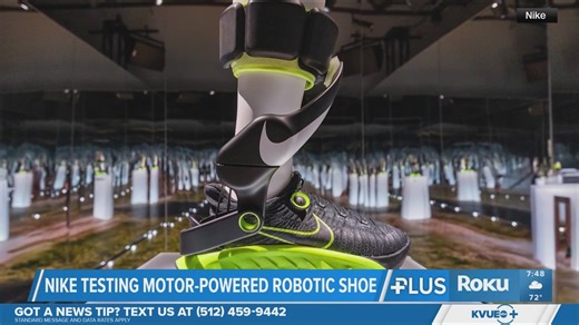 Nike tests robotic shoe designed to increase speed