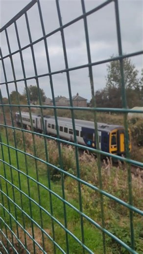 A 158 powering out Long Preston on its way to Morecambe