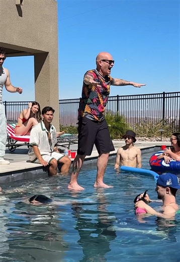 Walking on Water Pranks at Pool Party