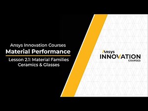 Intro to Ceramics and Glasses — Lesson 2, Part 1