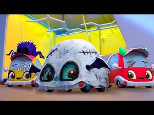 Halloween Songs for Kids | Spooky Monster Trucks | Nursery Rhymes & Kids Songs | BabyBus- Cars World