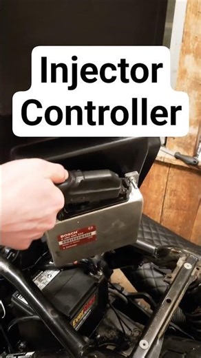K75 scrambler: Jetronic unit, where to put it... #motorcycle #diy #k75 #caferacer