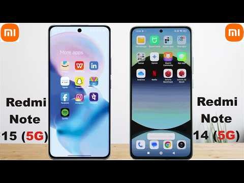 Redmi Note 15 5G Vs Redmi Note 14 5G: Full And Detailed Comparison
