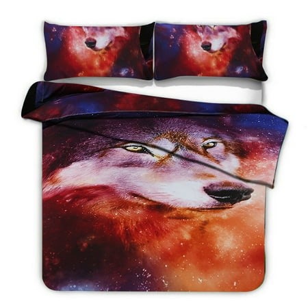 American bedding set 3d bedding animal Tiger Style 2 3 piece set foreign trade   exclusive - Walmart.ca