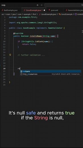 Stop Writing Null Checks! Use StringUtils.isBlank() #Java