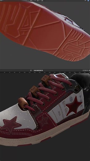 Roblox UGC Shoes en Blender 👟 | Low Poly + PBR con Substance Painter (Menos de 4K Tris)