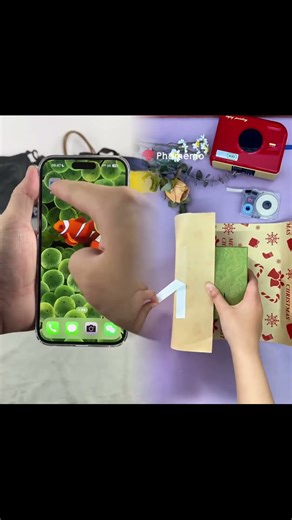 ASMR Packing bag orders with Phomemo 241BT shipping label maker#phomemo