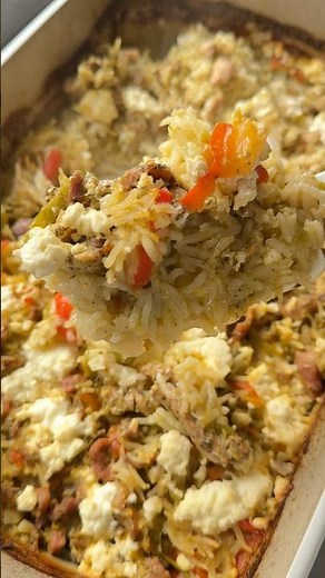 Gyros-Reis-Auflauf aus der Ofenhexe