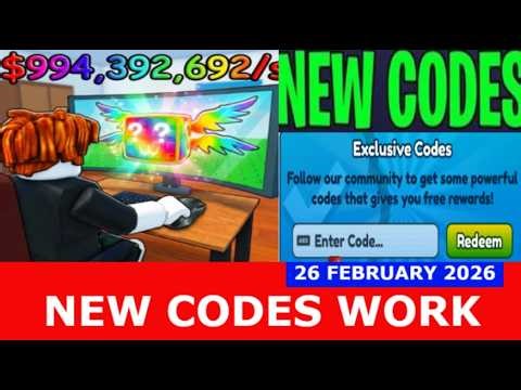 *NEW CODES* [UPD 2] Click Simulator ROBLOX | 02/26/2026