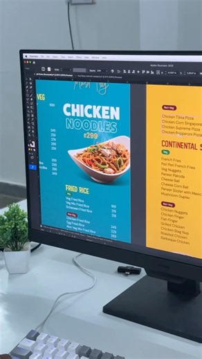 How to Design a Restaurant Menu Card 🍽️ | Food Menu & Dinner Menu Design