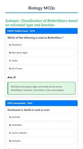 Classification of Biofertilizers based on microbial type and function