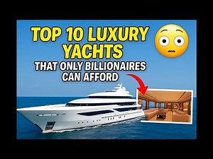Top 10 Most Expensive Yachts In The World | RideRev Yachts