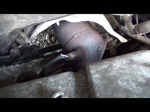 2004 toyota sienna oxygen sensor bank1 sensor1 try from beneath first, how to replace remove part2