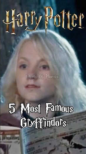 Most Famous Gryffindors in Harry Potter Films 🔥 #harrypotter #hogwarts #potterhead #shorts