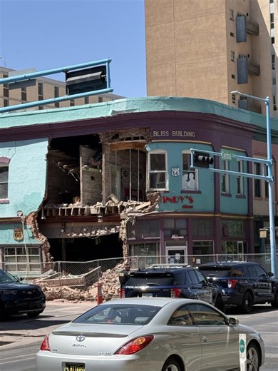 Asbestos found inside Lindy’s Diner building after part of wall collapsed
