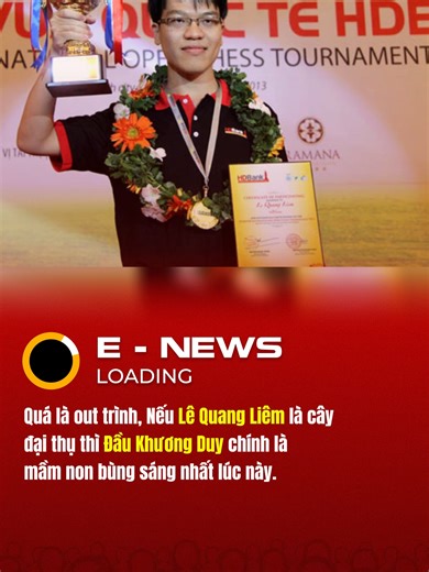 15 tuổi… và đang khiến cả giới cờ vua phải nhìn lại #chess #bangkokchessclub #daukhuongduy #xuhuong #enewsloading