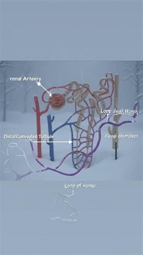 Nephron anatomy #anatomy #kitclass#subscribe