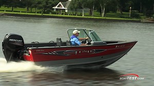 The Mercury Marine 150-hp FourStroke outboard has the low-end torque of a two-stroke and the fuel-efficiency that made four-strokes popular. See our test video. http://www.boattest.com/engine-review/Mercury/9500038_150-FourStroke_2013 | BoatTEST.com
