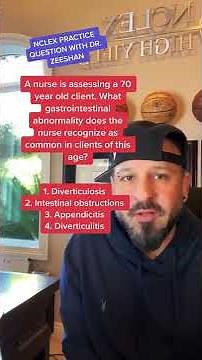 NCLEX PRACTICE QUESTION | DR. ZEESHAN | NCLEX High Yield