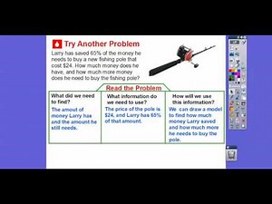 Problem Solving - Percents - Lesson 5.5 (Go Math)