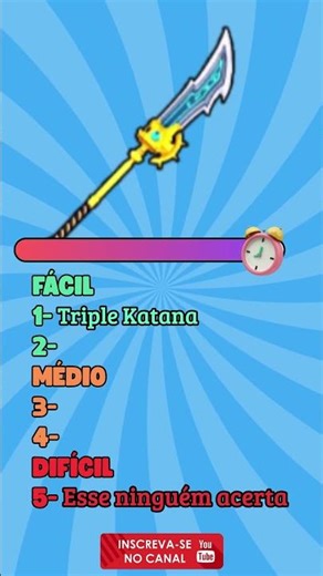 Do you know the weapons from Blox Fruits? 01 #shorts #bloxfruits