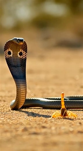Deadly Desert Duel: Cobra Faces Off With Scorpion