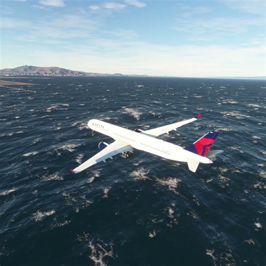 Smooth Mastery! Airbus A350 Touches Down Flawlessly! #aviation #planespotting #pilotskills