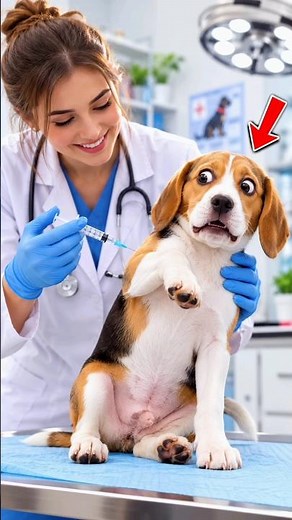 This Puppy's Reaction to the Vet Is Too Funny 😂🐶💉