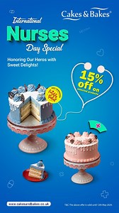 Greetings on Nurses Day to all dedicated nurses! #InternationalNursesDay | Cakes and Bakes
