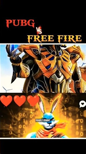 #cyborg free fire vs BGMI between combat mach kon hai best #mobile gaming#free fire#bgmi #yt shorts😱