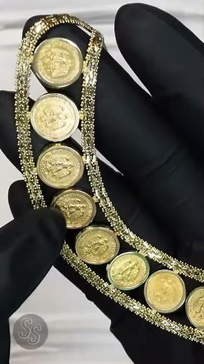REAL 14k Gold Necklace with GOLD Coins?!?!