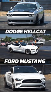 43K views · 512 reactions | Dodge Hellcat vs Mustang 5.0 REMATCH Drag Racing @ Island dragway | import2race.com | Facebook