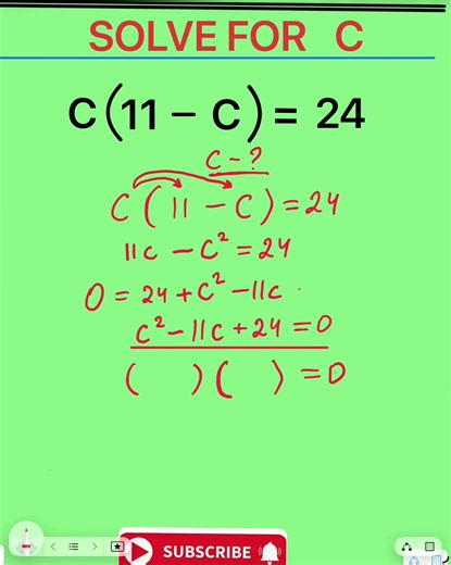 Solve for C: Quick Math Trick Explained