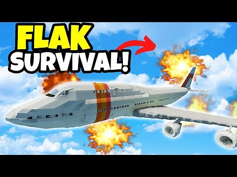 I Flew a 747 Into The FLAK FIRING ZONE in Stormworks!