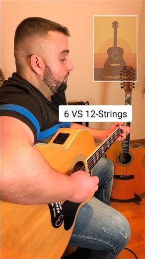 6 vs 12 Strings. Which one would you choose? 🎸