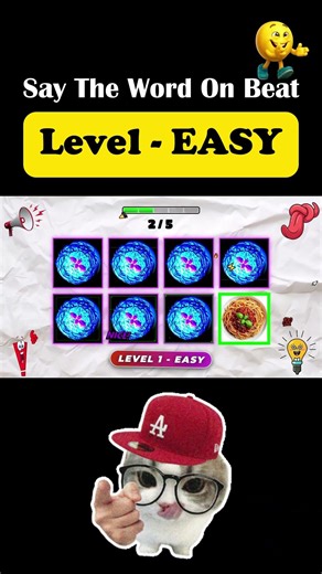 94% will FAIL this challenge! |Say The Word On Beat | Level - EASY #SayTheWordOnBeat #challenge