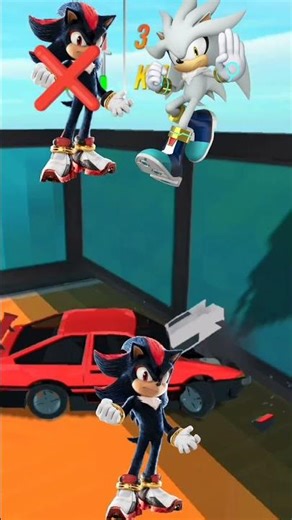 Sonic vs Shadow vs Rouge racing challenge | Who is the best racer for the cliff treasure !?