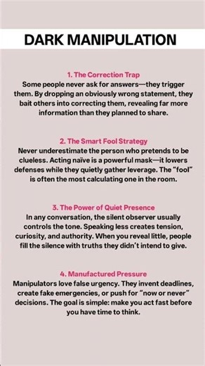 Dark manipulation #youtubeshorts #motivation #bodyhacks #healthhacks #shortfeed #shorts #short