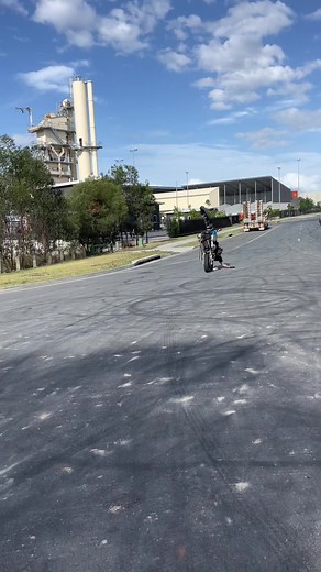 Motorcycle Drift Gone Wrong: Elbow Drag Fail